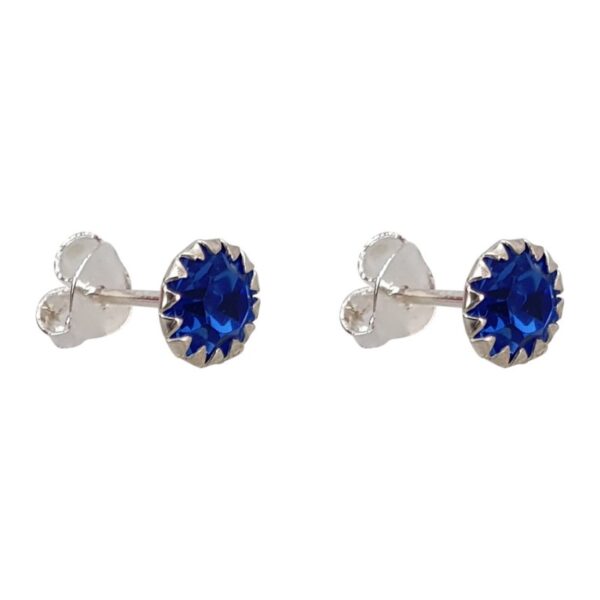 Aro circón azul diámetro: 0,5mm Plata 925 -
