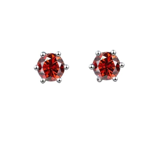 Pendientes de circón de 18K para mujer, aretes chapados en plata de ley S925,
