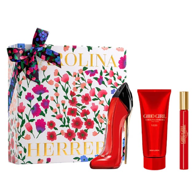 CAROLINA HERRERA - VERY GOOD GIRL EDP 80 ML + TRAVEL 10 ML + BODY LOTION 100 ML ESTUCHE - CAROLINA HERRERA